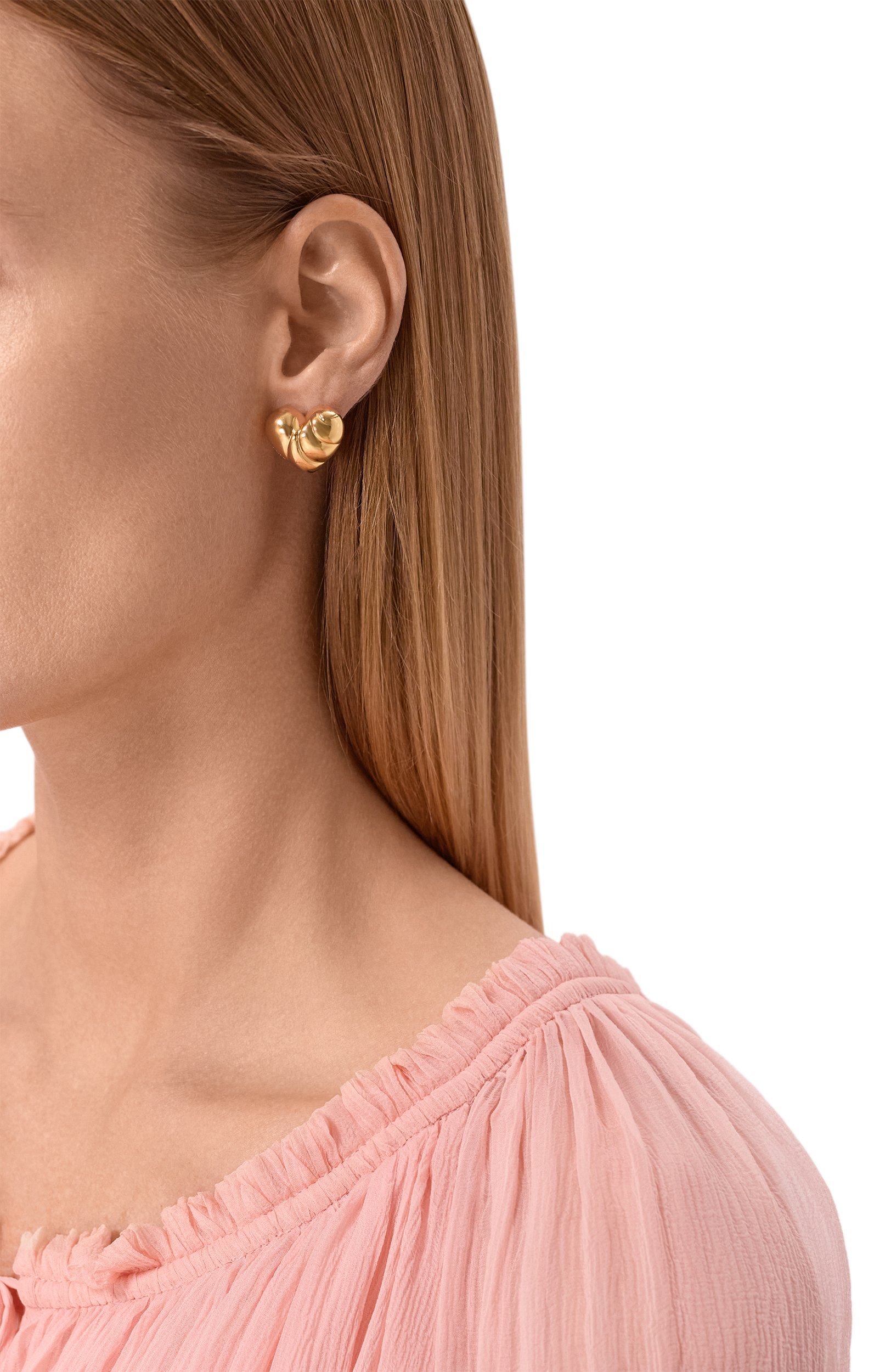 Серьги NUMBERING золотого цвета по цене 23550 руб., арт. 5127/GOLD, фото 2 Серьги NUMBERING, арт. 5127/GOLD, фото 2