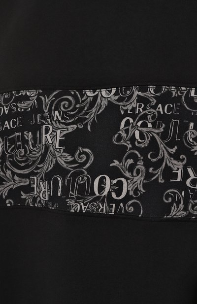 Хлопковый свитшот VERSACE JEANS COUTURE, арт. 74GAI309/FS063, фото 5