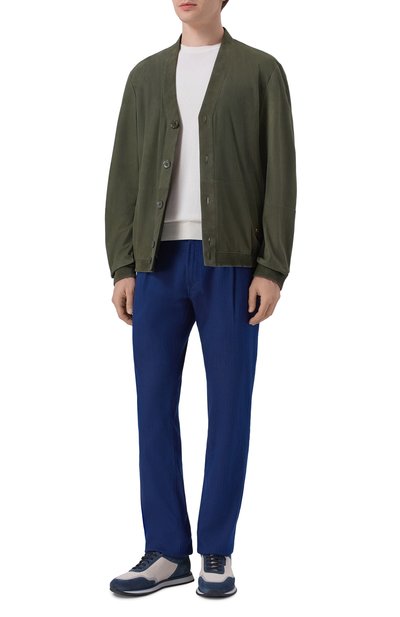 Замшевый бомбер STEFANO RICCI, арт. M7J6100140/SUEJS3, фото 2