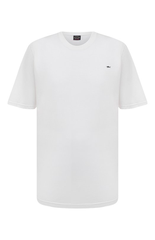 Хлопковая футболка Paul&Shark C0P1092/3XL-6XL Белый C0P1092/3XL-6XL
