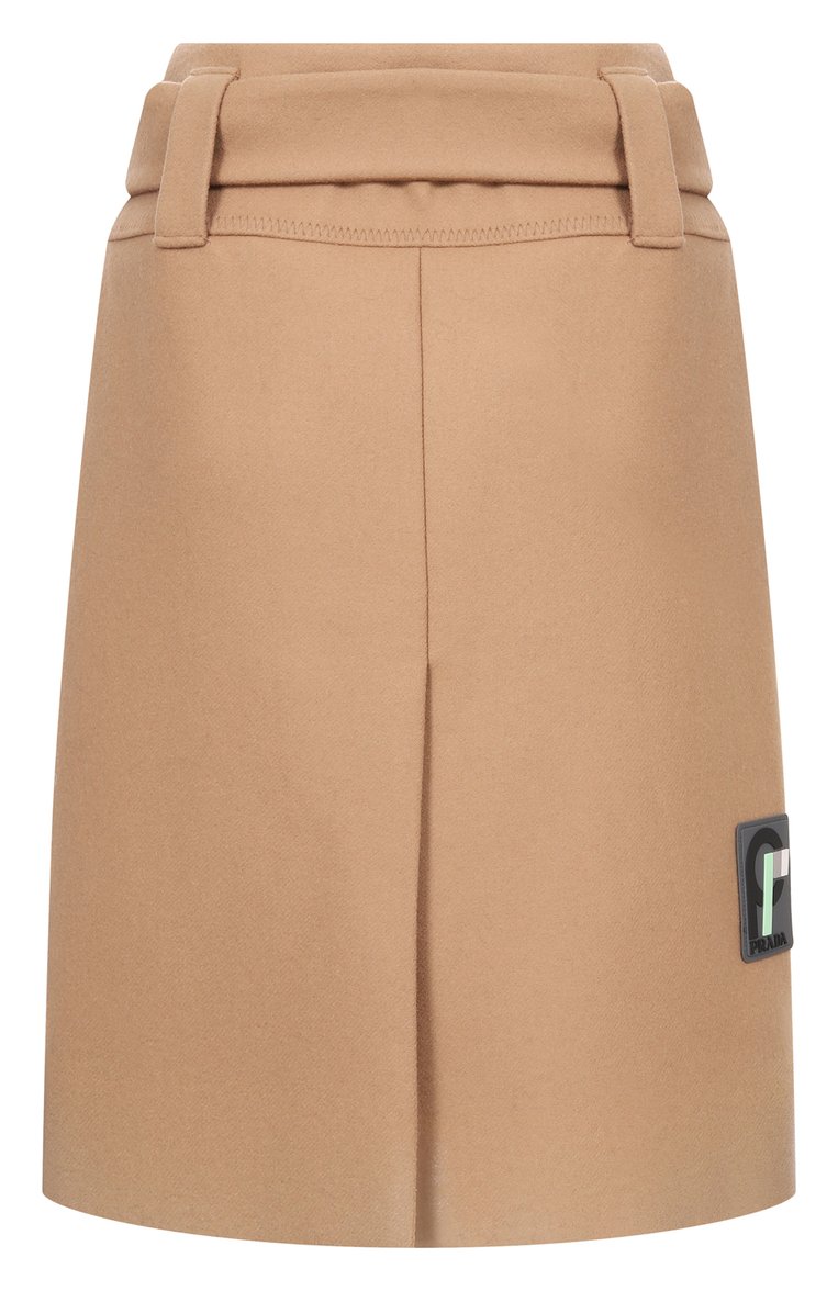 Шерстяная юбка PRADA, арт. P124OH-1SLL-F0XMG-182, фото 2