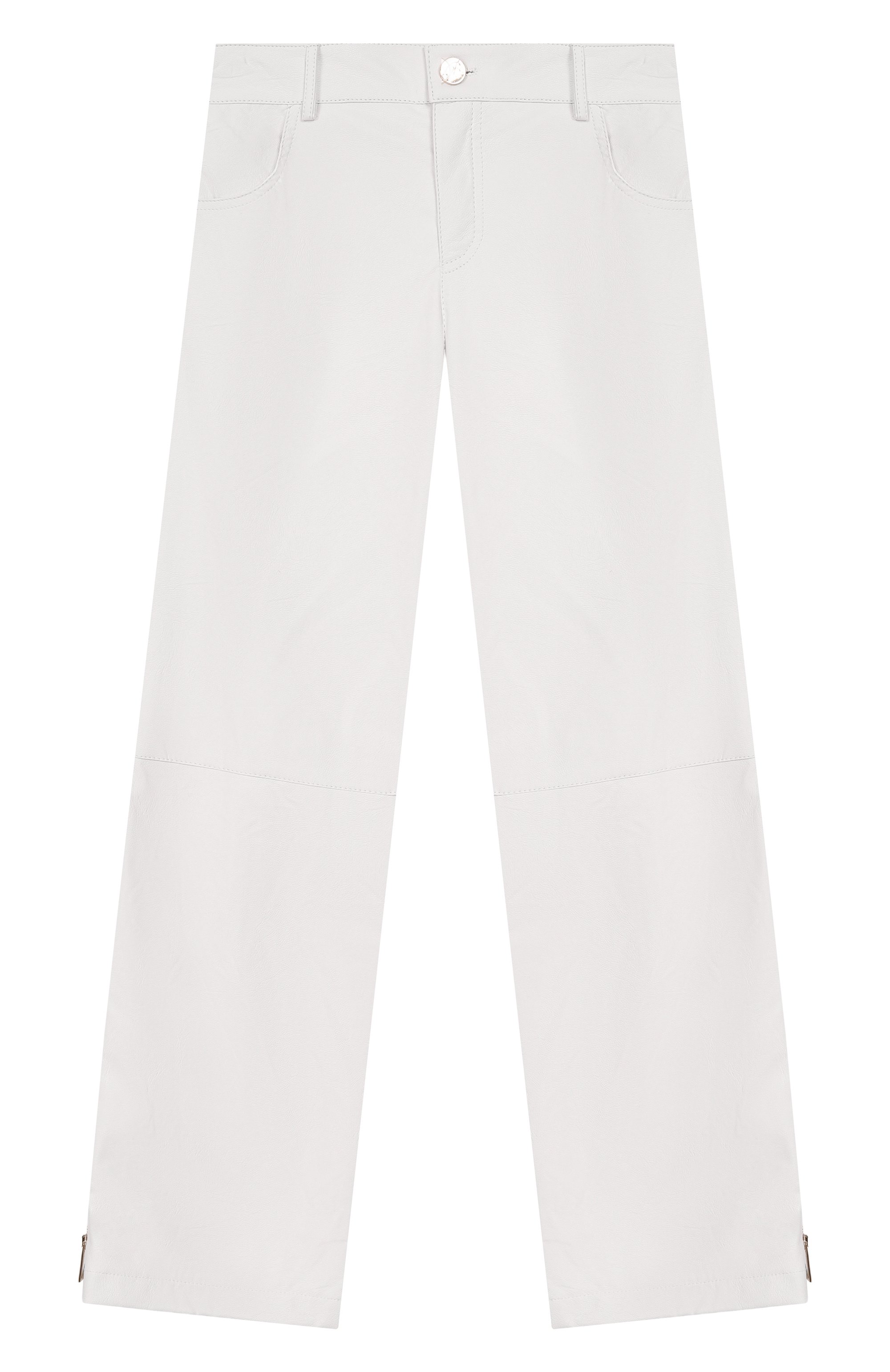 Брюки из экокожи BLUMARINE белого цвета по цене 35050 руб., арт. BFPA0430/PE019_001, фото 1 Брюки из экокожи BLUMARINE, арт. BFPA0430/PE019_001, фото 1