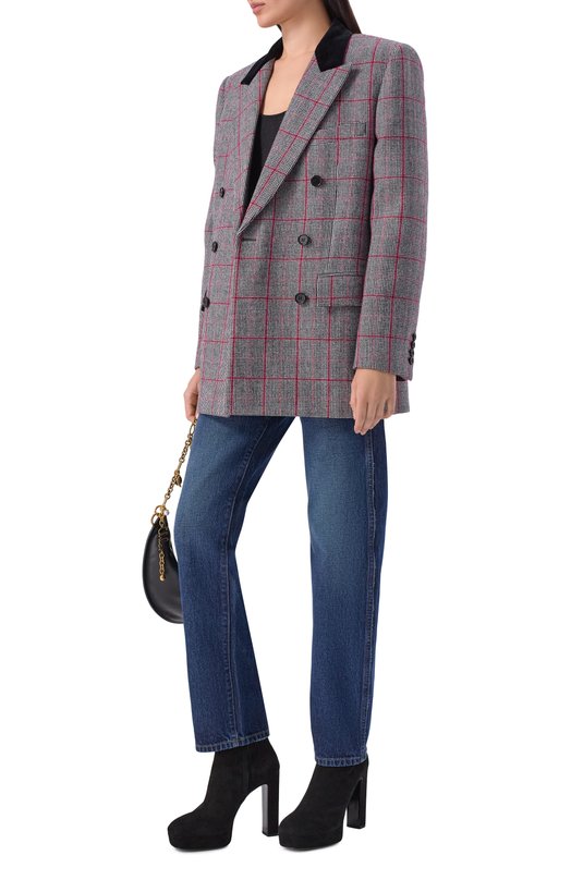 Замшевые ботильоны Marene 120 Jimmy Choo MARENEAB120SUE Чёрный  MARENEAB120SUE Фото 3