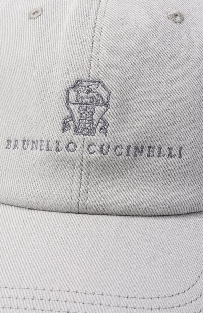 Хлопковая бейсболка BRUNELLO CUCINELLI, арт. M277P9850, фото 3