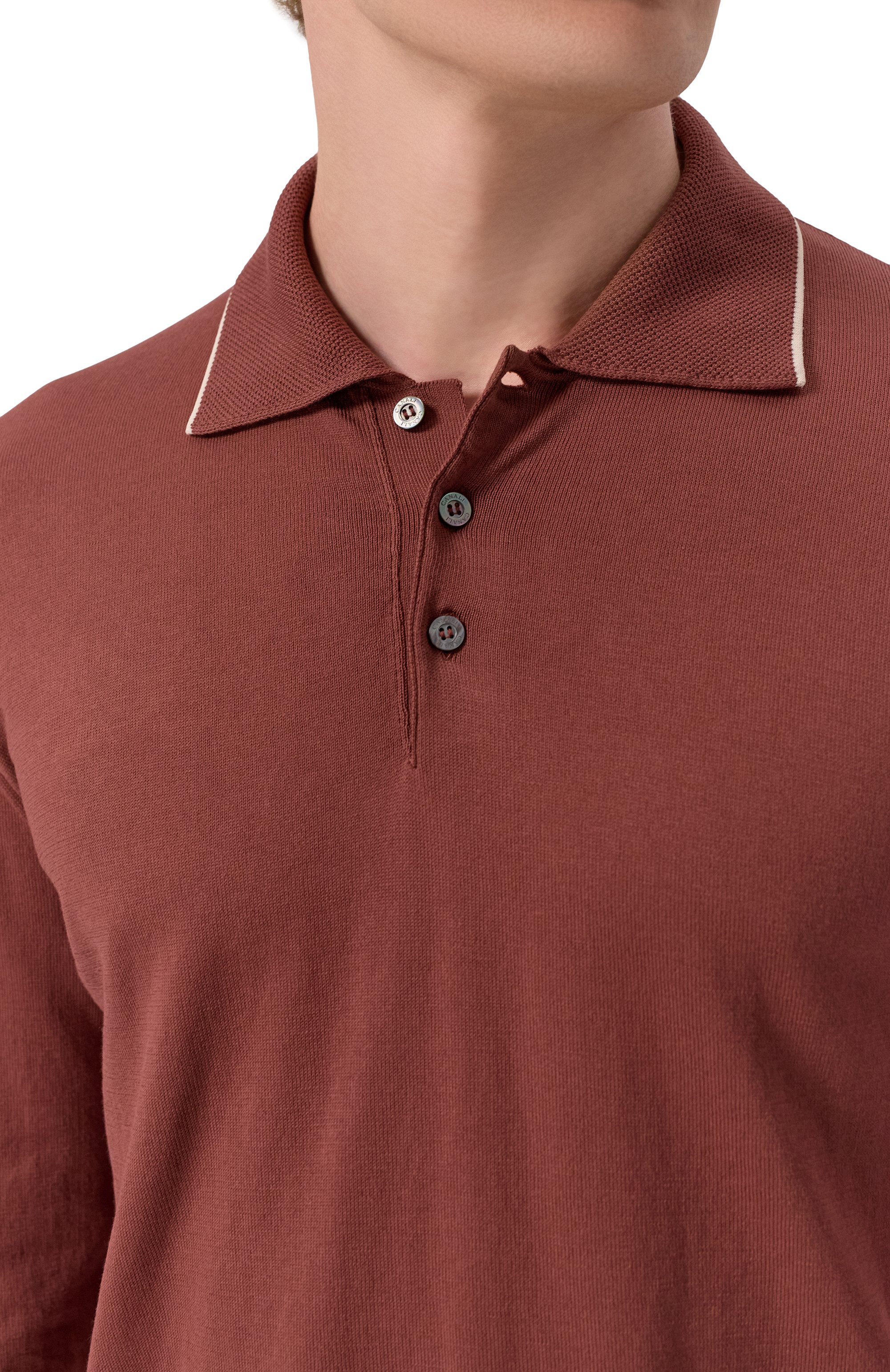 Хлопковое поло CANALI, арт. C1054/MK02261, фото 5