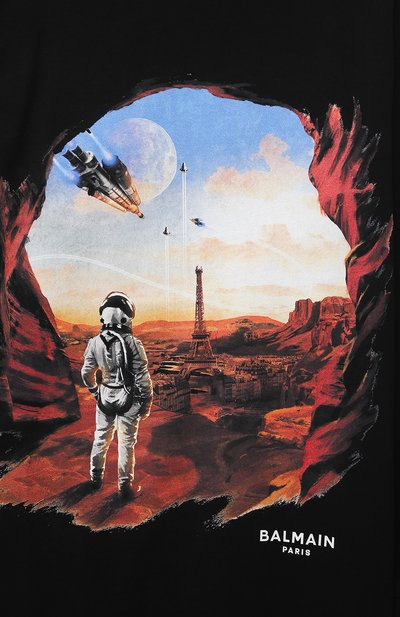 Хлопковый лонгслив BALMAIN, арт. 6O8530, фото 3