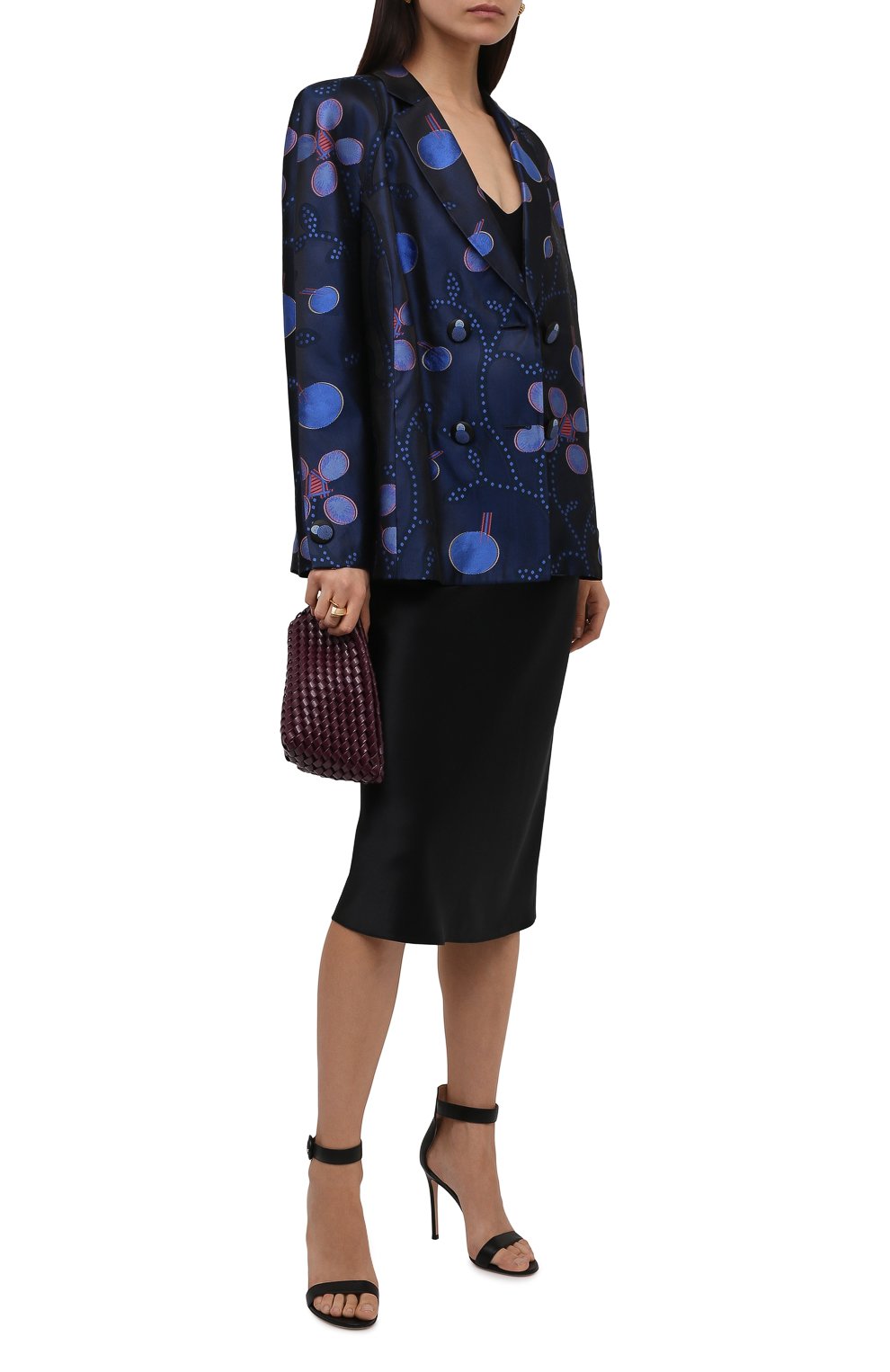 Шелковый жакет GIORGIO ARMANI, арт. 1WHGG0NU/T02QW, фото 2