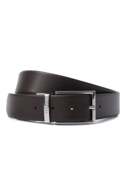 Двусторонний ремень BOSS 50537112 Чёрный  50537112 Фото 4