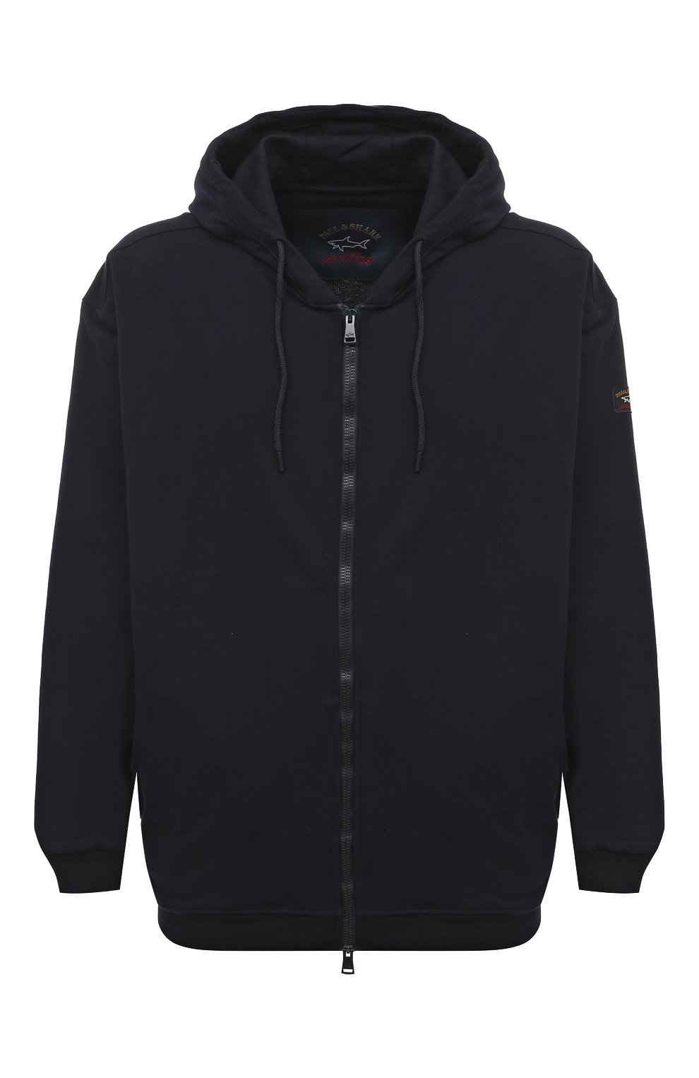 Хлопковая толстовка PAUL&SHARK темно-синего цвета по цене 39950 руб., арт. C0P1017, фото 1 Хлопковая толстовка PAUL&SHARK, арт. C0P1017, фото 1