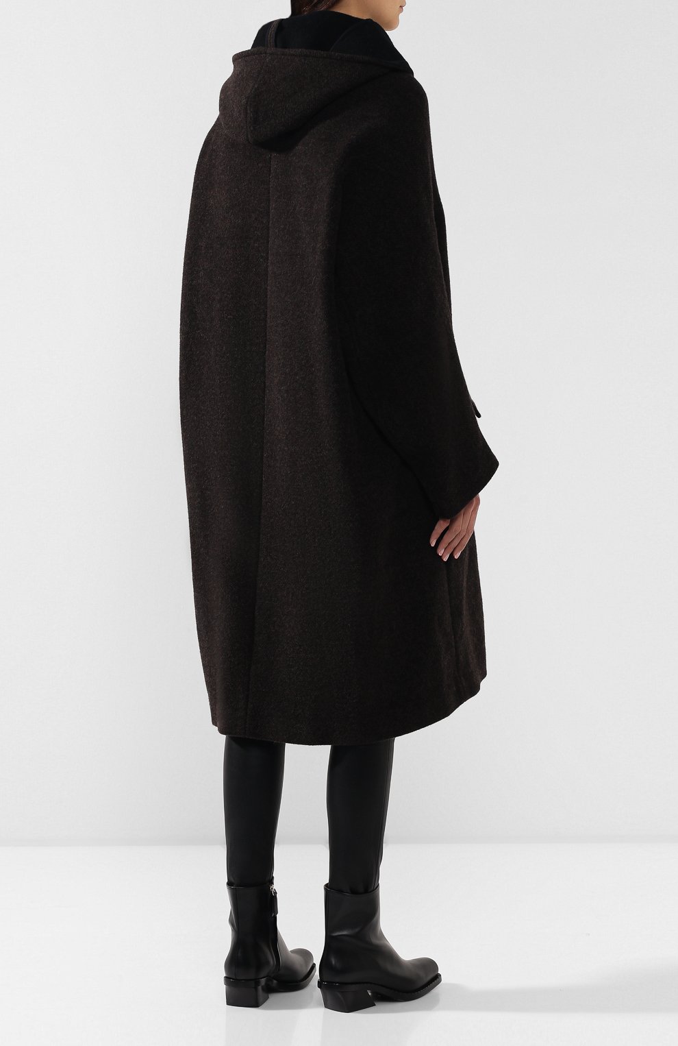 Кашемировое пальто YOHJI YAMAMOTO, арт. YJ-C01-127, фото 4