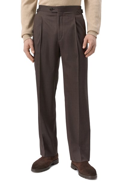 Шерстяные брюки CORNELIANI, арт. 254L26-2518570, фото 3