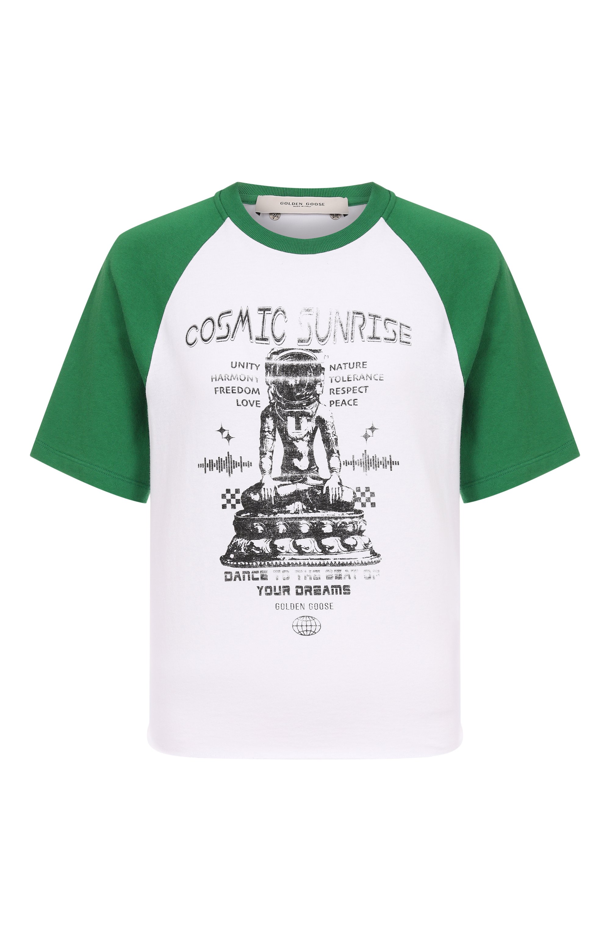 Хлопковая футболка GOLDEN GOOSE DELUXE BRAND, арт. GWP02186.P001884, фото 1