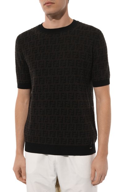 Джемпер из шерсти и хлопка FENDI, арт. FZX050/AKFS/F0FF6, фото 3