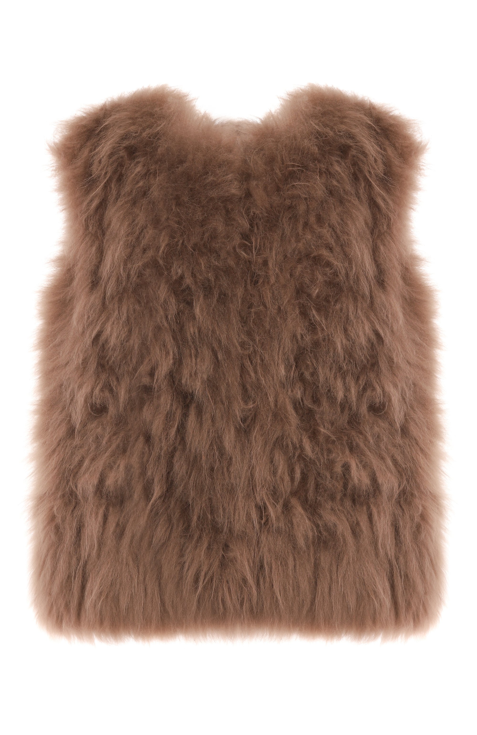 Двусторонний жилет из козы MANZONI24, арт. 25M1522R-CFENY, фото 1