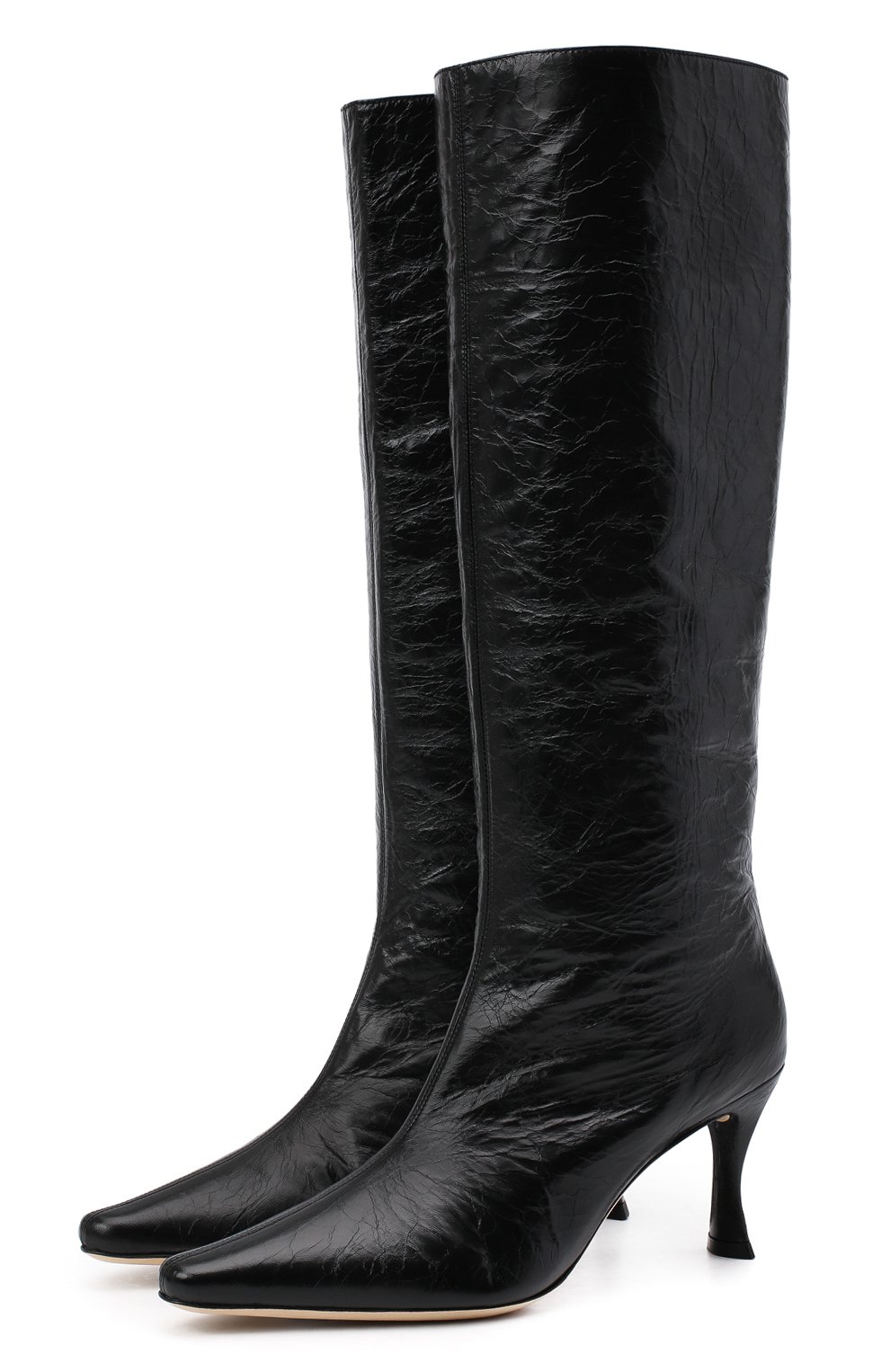 Кожаные сапоги stevie 42 BY FAR, арт. 20PFSVIDBLCRE, фото 1