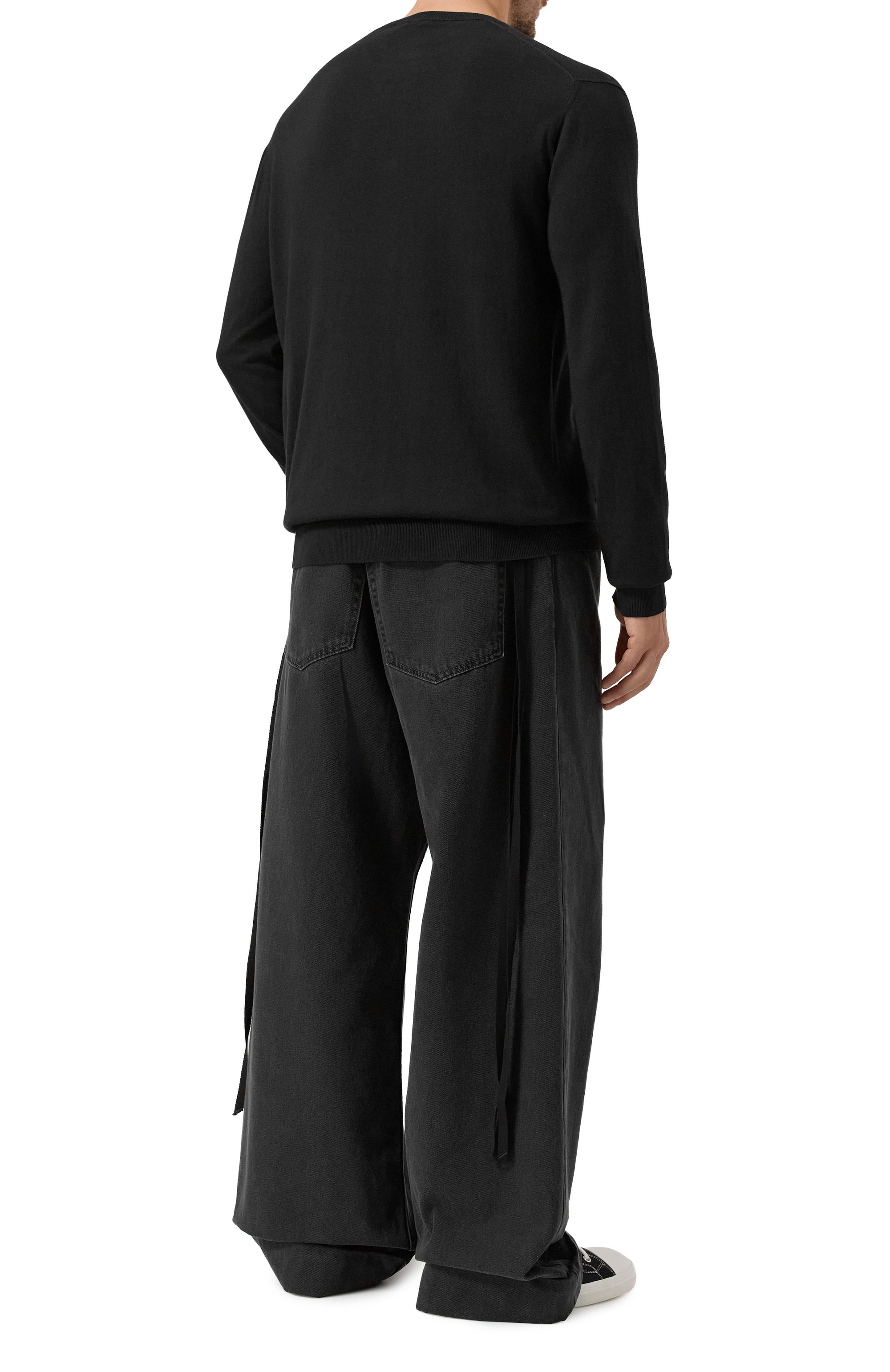 Джемпер из хлопка и кашемира ANN DEMEULEMEESTER, арт. B0012481/KN055, фото 4