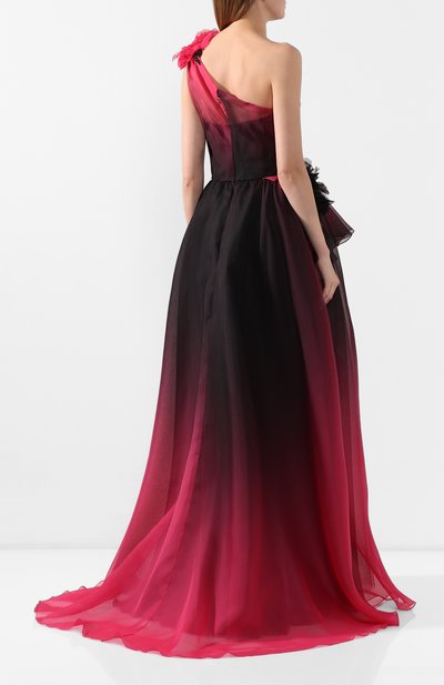 Шелковое платье MARCHESA, арт. M29813, фото 4