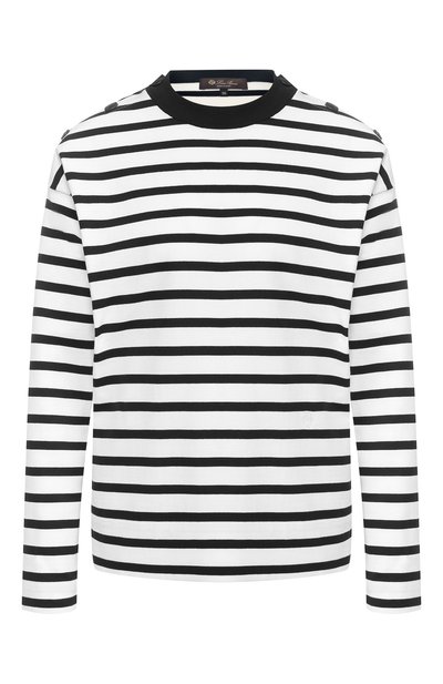 Женская хлопковый лонгслив LORO PIANA, арт. FAI5043