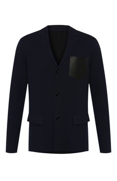 Мужской пиджак из смеси шерсти и кашемира BERLUTI темно-синего цвета, арт. R16KJL32-001 | Фото 1 (Статус проверки: Проверена категория, Проверено; Материал внешний: Шерсть; Длина (для топов): Стандартные; Рукава: Длинные; 1-2-бортные: Однобортные; Пиджаки М: Приталенный; Случай: Повседневный; Стили: Кэжуэл; Кросс-КТ: Трикотаж; Материал сплава: Проставлено, Проверено; Драгоценные камни: Проставлено)
