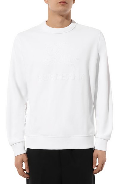 Хлопковый свитшот BURBERRY, арт. 8072758, фото 3