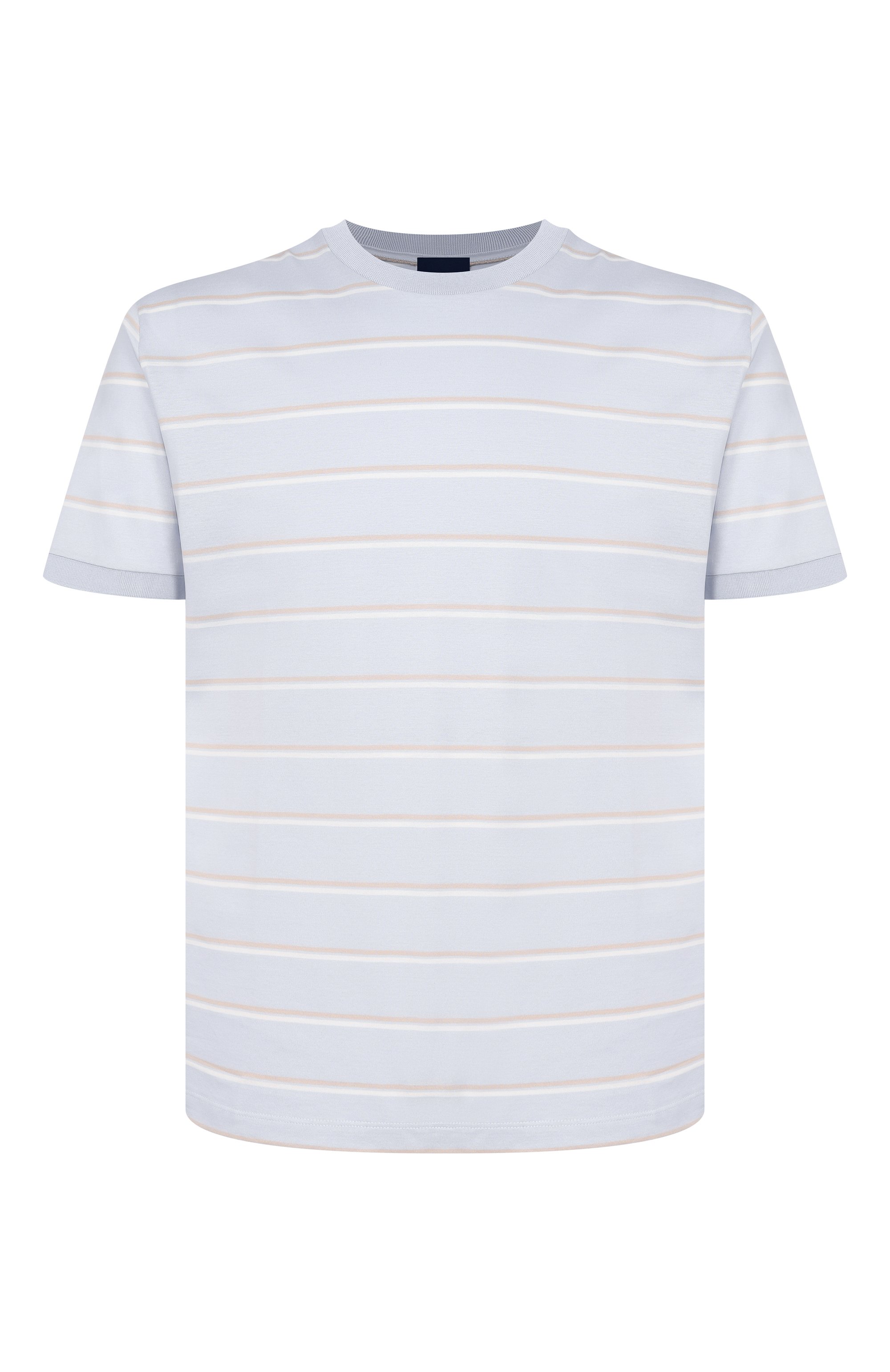 Хлопковая футболка PAUL&SHARK светло-голубого цвета по цене 29150 руб., арт. 26411009, фото 1 Хлопковая футболка PAUL&SHARK, арт. 26411009, фото 1