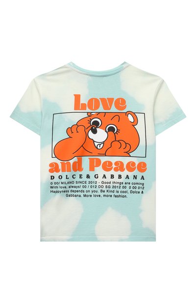 Хлопковая футболка DOLCE & GABBANA, арт. L1JTDM/G7B0S, фото 2