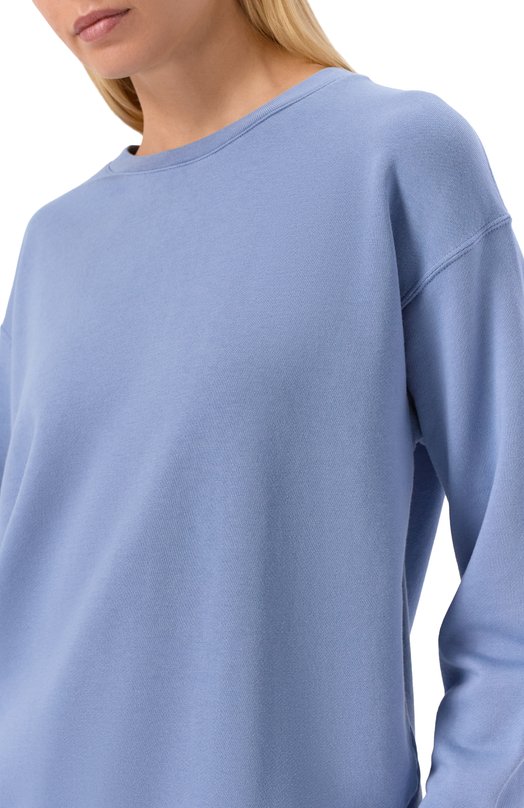 Хлопковый свитшот Derek Rose 1509/QUINN04 Голубой  1509/QUINN04 Фото 5