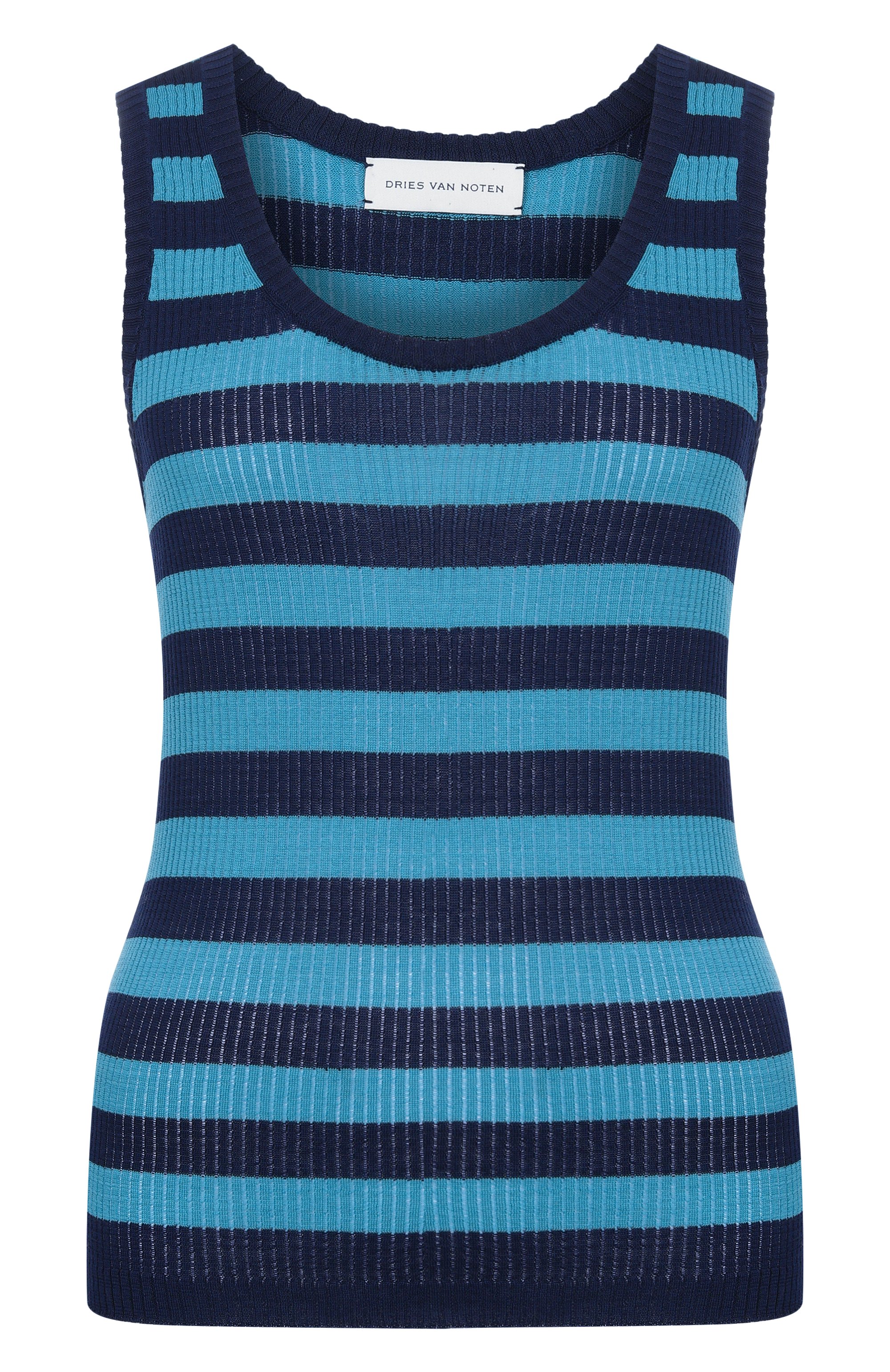 Хлопковая майка DRIES VAN NOTEN, арт. 011223/3702, фото 1