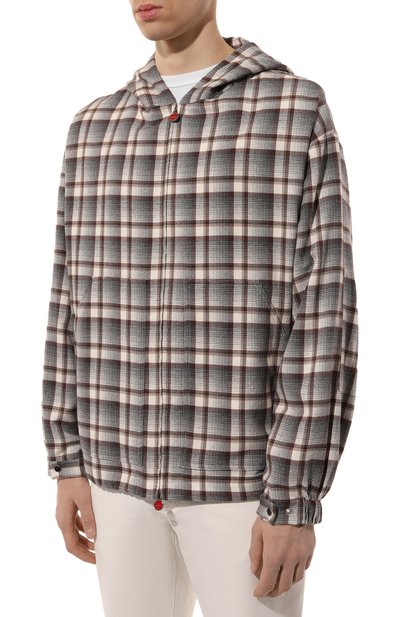 Хлопковая куртка-рубашка KITON, арт. UMC015H0907007, фото 3