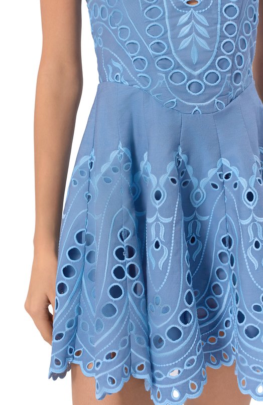 Хлопковое платье Charo Ruiz Ibiza 263601 Голубой  263601 Фото 4