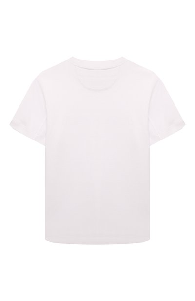 Хлопковая футболка BRUNELLO CUCINELLI белого цвета по цене 25150 руб., арт. B0B13S153A, фото 2 Хлопковая футболка BRUNELLO CUCINELLI, арт. B0B13S153A, фото 2