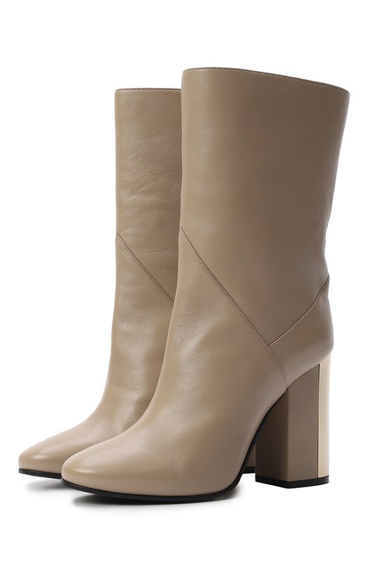 

Кожаные полусапоги Rydea 100 Jimmy Choo, Бежевый