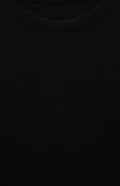 Детская комплект из пуловера и брюк WOOL AND COTTON черного цвета, арт. KRUFP-003 | Фото 6 (Драгоценные камни: Проставлено; Рукава: Длинные; Материал внешний: Шерсть; Материал сплава: Проставлено; Девочки Кросс-КТ: Костюмы-спорт; Ростовка одежда: 6 лет | 116 с�м)