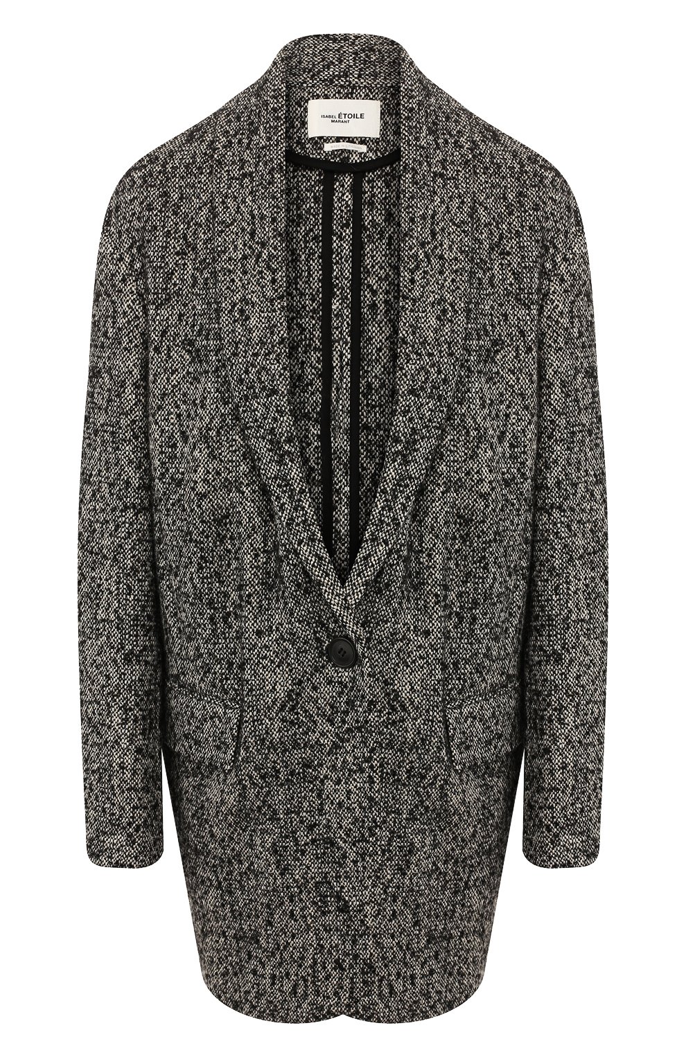 Жакет ISABEL MARANT ETOILE темно-серого цвета по цене 47900 руб., арт. VE0635-19A012E/BACKAL, фото 1 Жакет ISABEL MARANT ETOILE, арт. VE0635-19A012E/BACKAL, фото 1