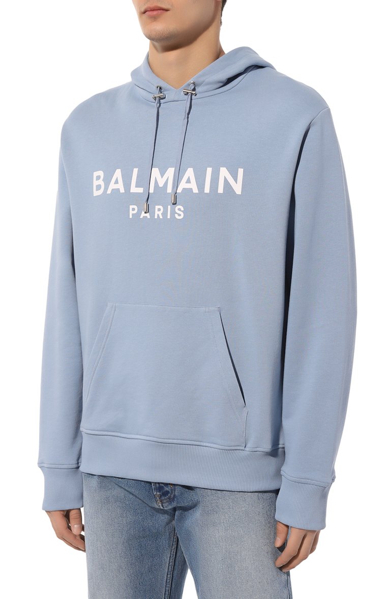 Хлопковое худи BALMAIN, арт. CH1JR002/BB65, фото 1