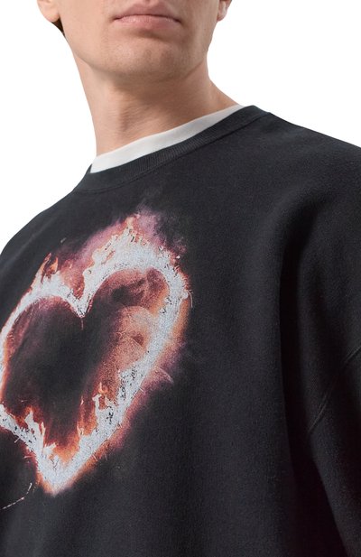 Свитшот из хлопка и лиоцелла R13, арт. R13WK004-K138A, фото 5