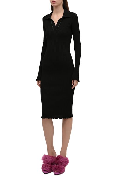 Хлопковое платье BOTTEGA VENETA, арт. 672040/V16U0, фото 3