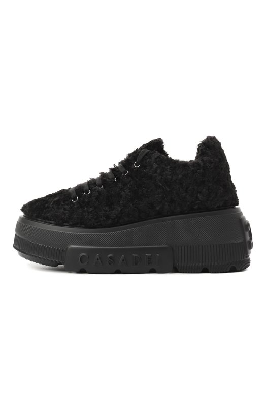 Текстильные кеды Nexus Casadei 2X078A071N/C2188 Чёрный  2X078A071N/C2188 Фото 4