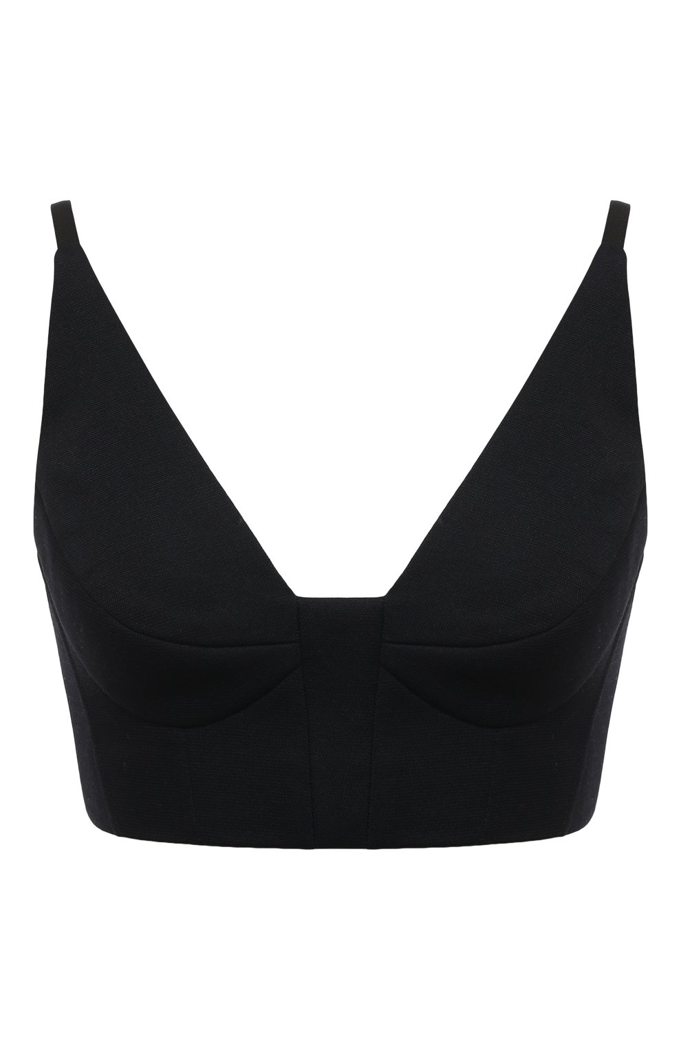 Шерстяной бра-топ CHAPURIN черного цвета по цене 37500 руб., арт. T1/18881/6441-м/FW22-23, фото 1 Шерстяной бра-топ CHAPURIN, арт. T1/18881/6441-м/FW22-23, фото 1