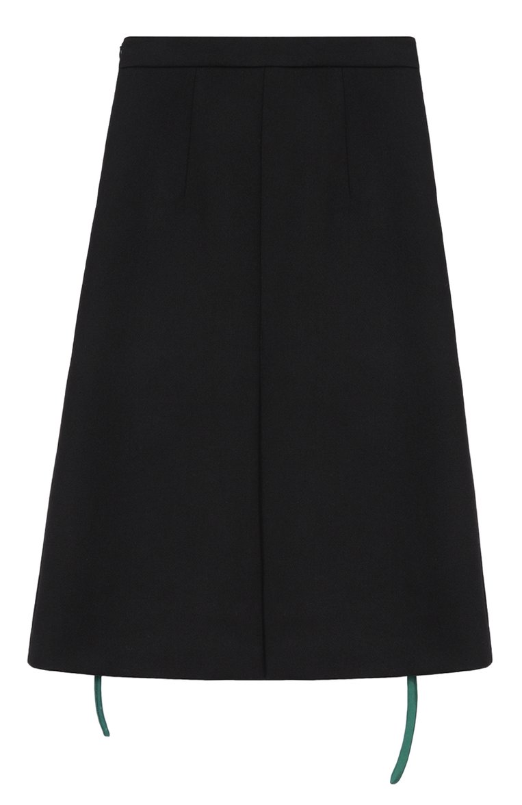 Шерстяная юбка PRADA, арт. P123QR-1VF5-F0002-192, фото 2