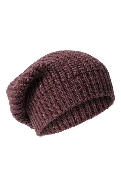 Женская шапка из кашемира и шелка BRUNELLO CUCINELLI, арт. M32373999