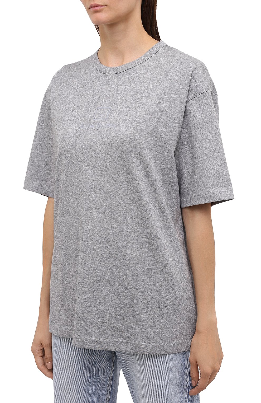 Хлопковая футболка ACNE STUDIOS, арт. CL0073/W, фото 3