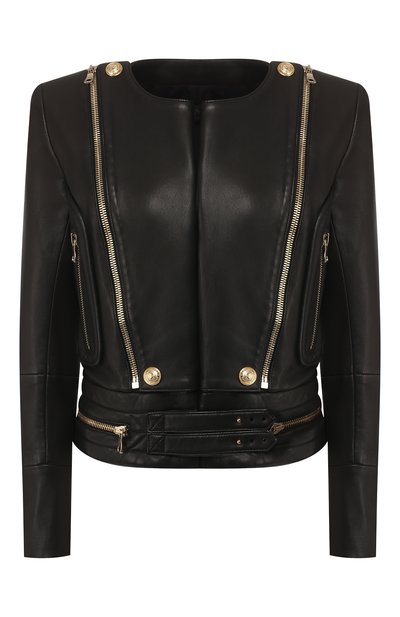 Женская кожаная куртка BALMAIN, арт. RF18891/L053