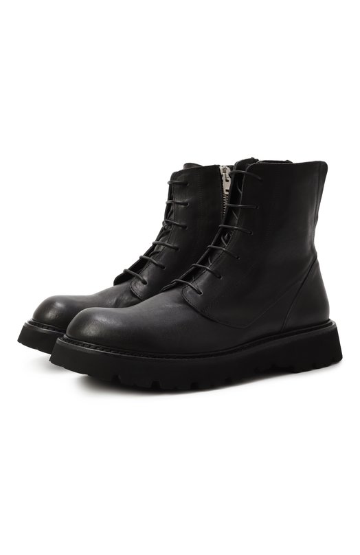 Кожаные ботинки Mattia Capezzani M2508/KURNI. Чёрный M2508/KURNI.