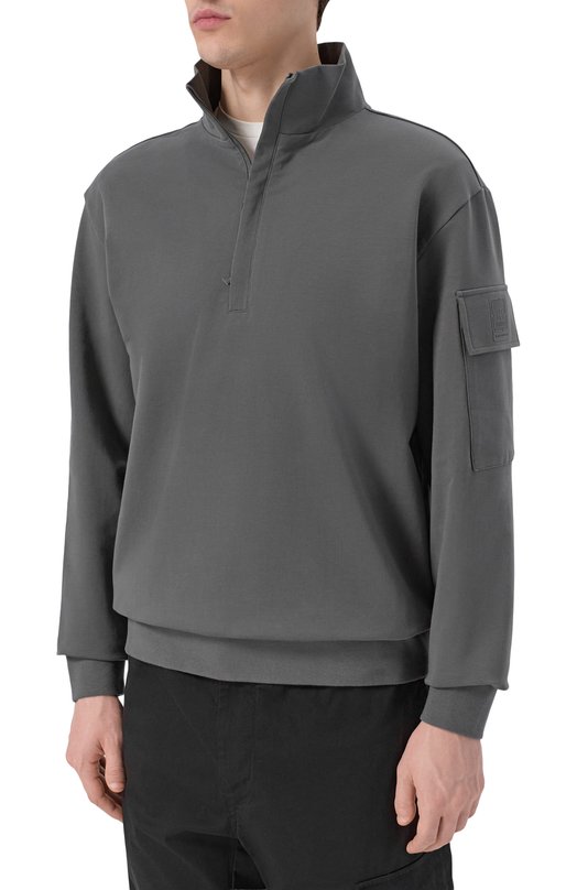 Хлопковый анорак C.P. Company 20CLSS010A/006452W Серый  20CLSS010A/006452W Фото 3