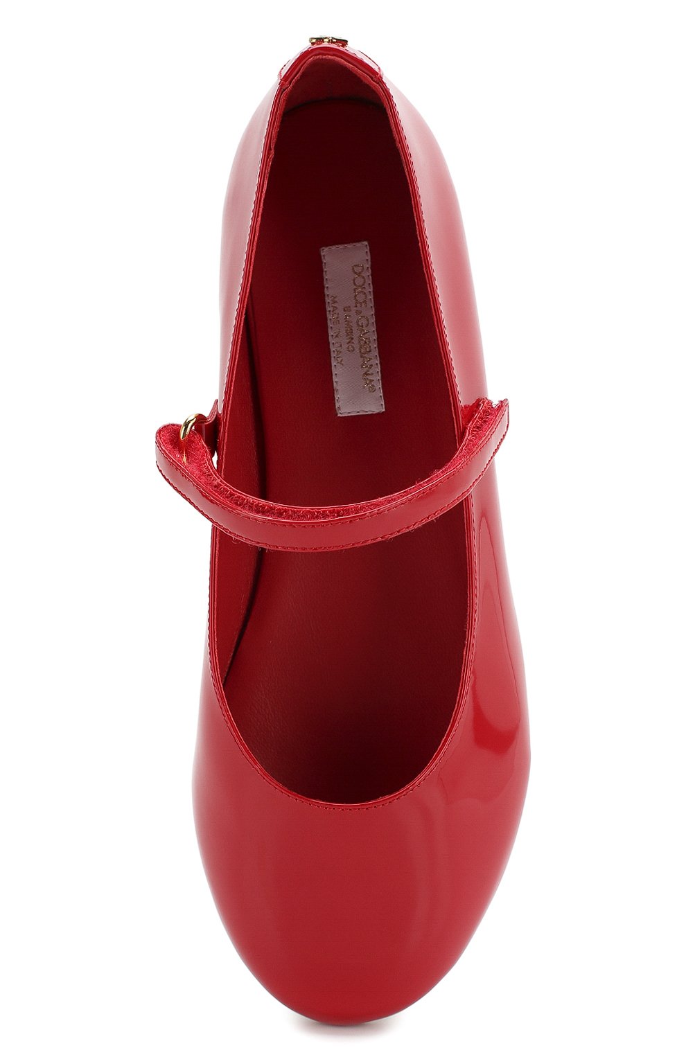 Балетки из лаковой кожи DOLCE & GABBANA, арт. D10699/A1328/29-36, фото 4