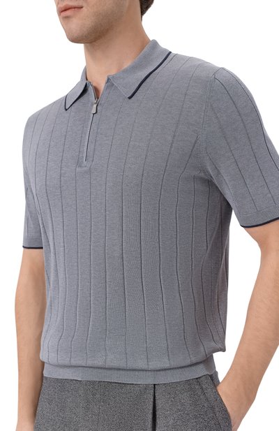 Шелковое поло GRAN SASSO, арт. 43128/23510, фото 5