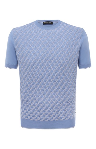 Мужской джемпер из шелка и хлопка STEFANO RICCI, арт. K818048G10/F23176