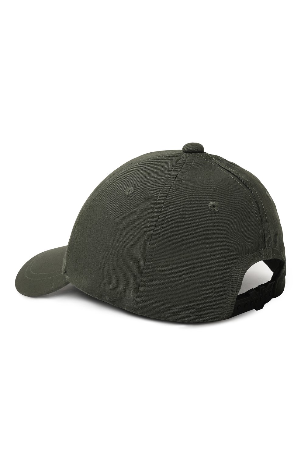 Хлопковая бейсболка EMPORIO ARMANI хаки цвета по цене 8755 руб., арт. 230102/4R500, фото 2 Хлопковая бейсболка EMPORIO ARMANI, арт. 230102/4R500, фото 2