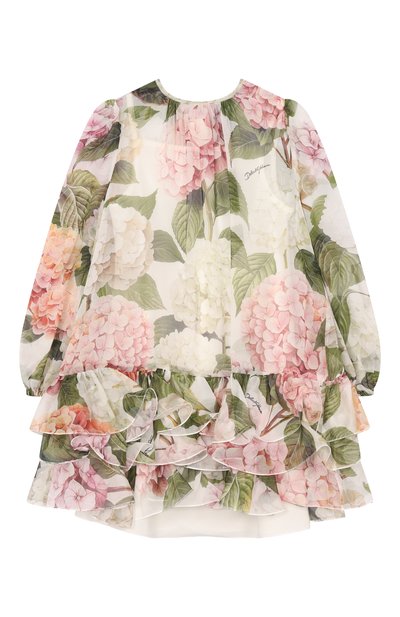 Шелковое платье DOLCE & GABBANA, арт. L5RD07/IS10B_SET